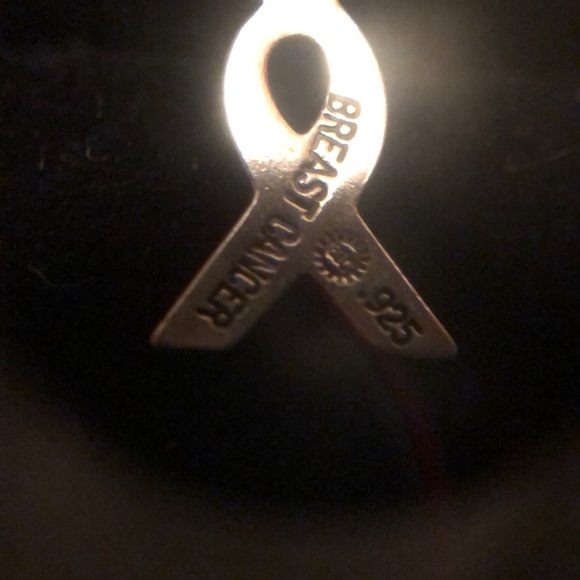 Sterling Silver/Imitation Cats Eye Dangle Earrings - Picture 4 of 6